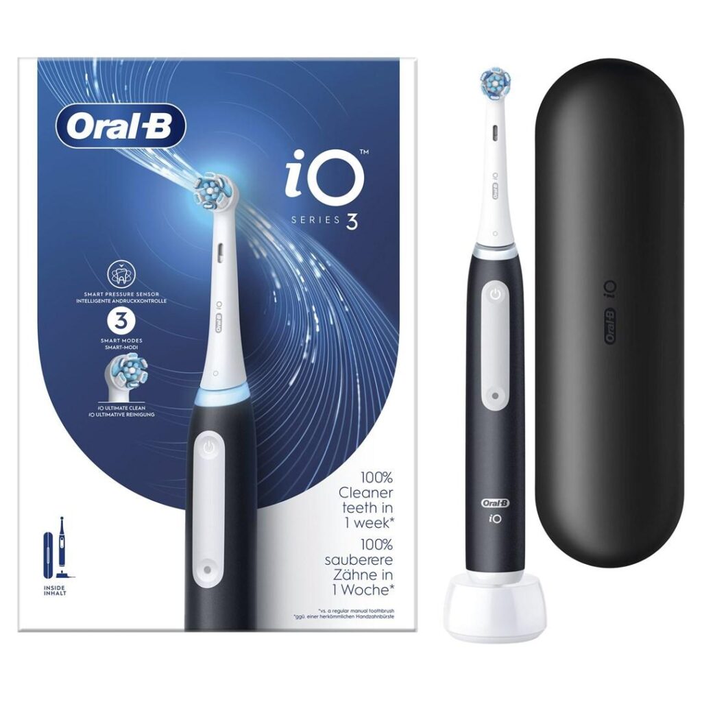 Elektrisk tandbørste Oral-B iO Series 3 – sort/hvid
