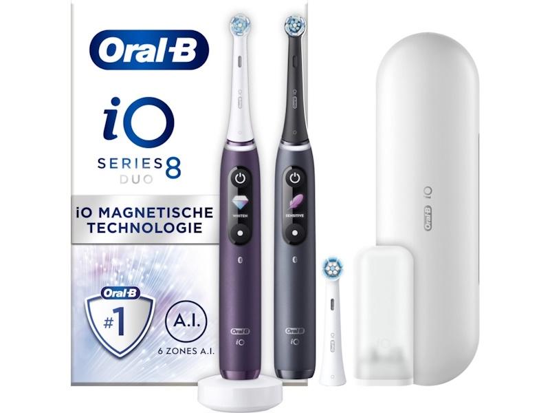 Elektrisk tandbørste Oral-B iO Series 8n Duo – sort/lilla