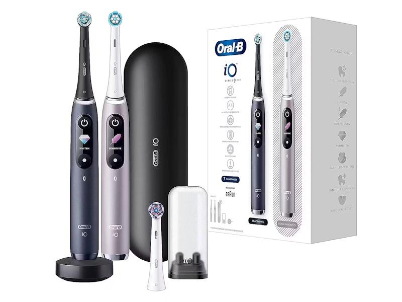 Elektrisk tandbørste Oral-B iO Series 9 Duo – Black Onyx/Rose Quartz