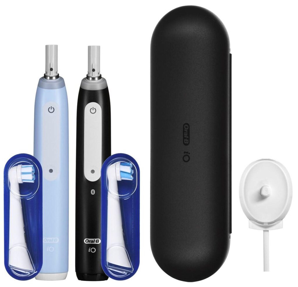 Elektrisk tandbørstesæt Oral-B iO 3 – Matt Black/Ice Blue